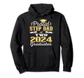 Proud Step Dad Two 2024 Graduate Class Hoodie - Aesthetic Graphic Unisex - T-Shirt, Sweatshirt, Hoodie