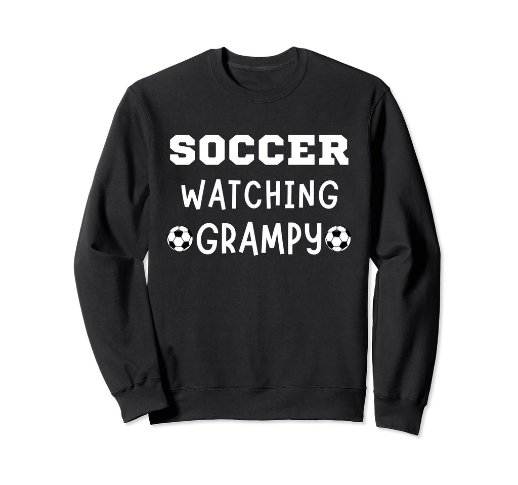 Soccer Watching Grampy Sport Game Sweatshirt - Minimalist Print Men Women - T-Shirt, Sweatshirt, Hoodie