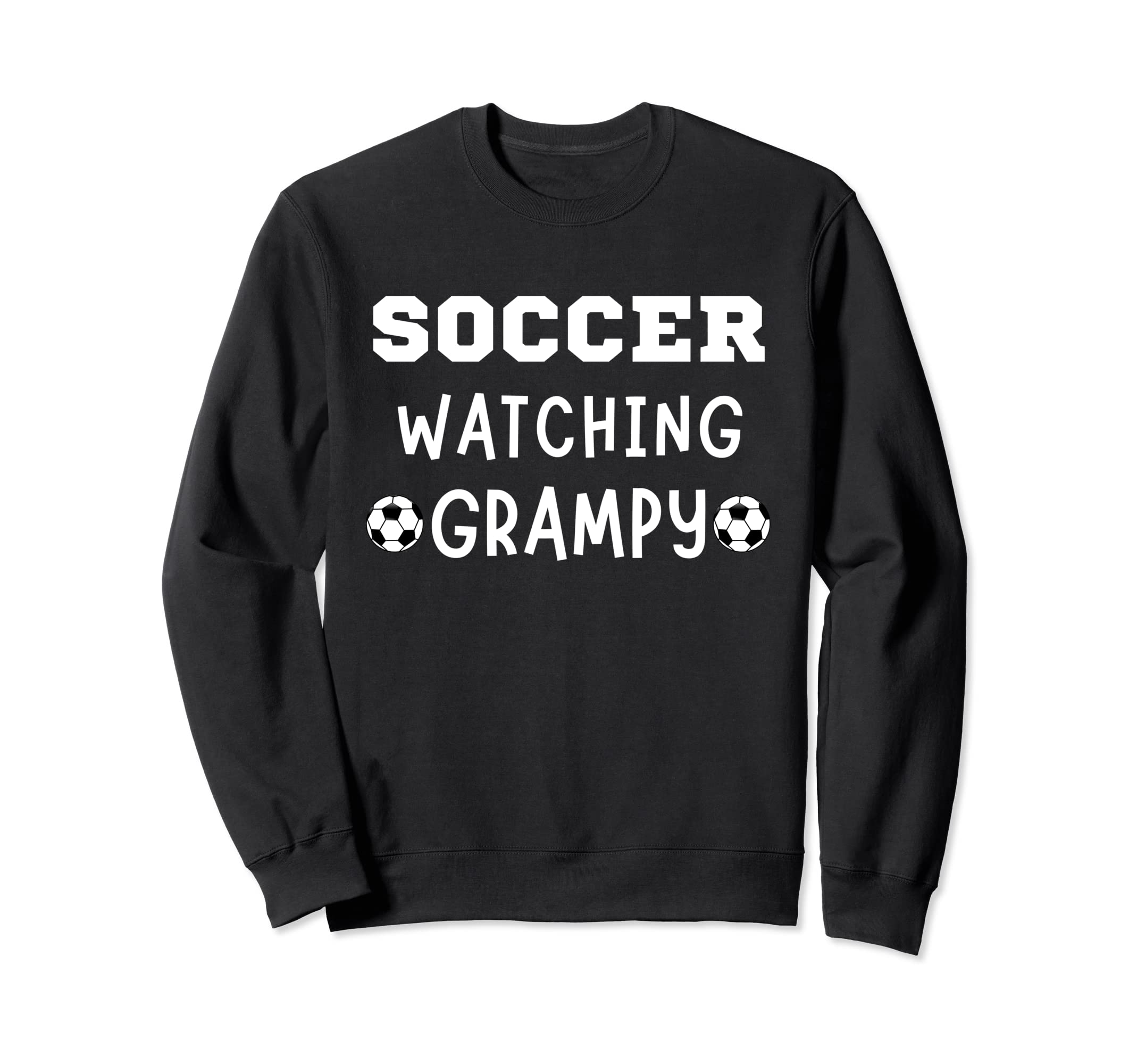 Soccer Watching Grampy Sport Game Sweatshirt - Minimalist Print Men Women - T-Shirt, Sweatshirt, Hoodie