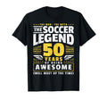 50Th Birthday Soccer Player 50 Years T-Shirt - Streetwear Style for Adults - T-Shirt, Sweatshirt, Hoodie