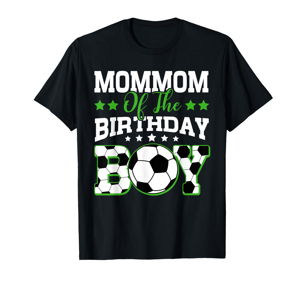 Mommom Birthday Soccer Family Matching T-Shirt - Custom Art Print Men Women - T-Shirt, Sweatshirt, Hoodie