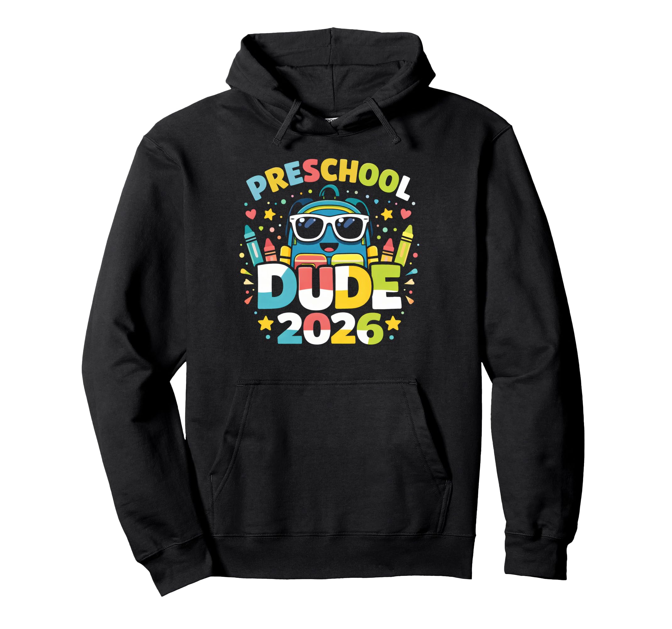 Preschool Dude Graduation School Hoodie - Aesthetic Graphic for Adults - T-Shirt, Sweatshirt, Hoodie