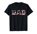 Mens Usa Ice Hockey Dad American Flag T-Shirt - Custom Art Print Unisex - T-Shirt, Sweatshirt, Hoodie