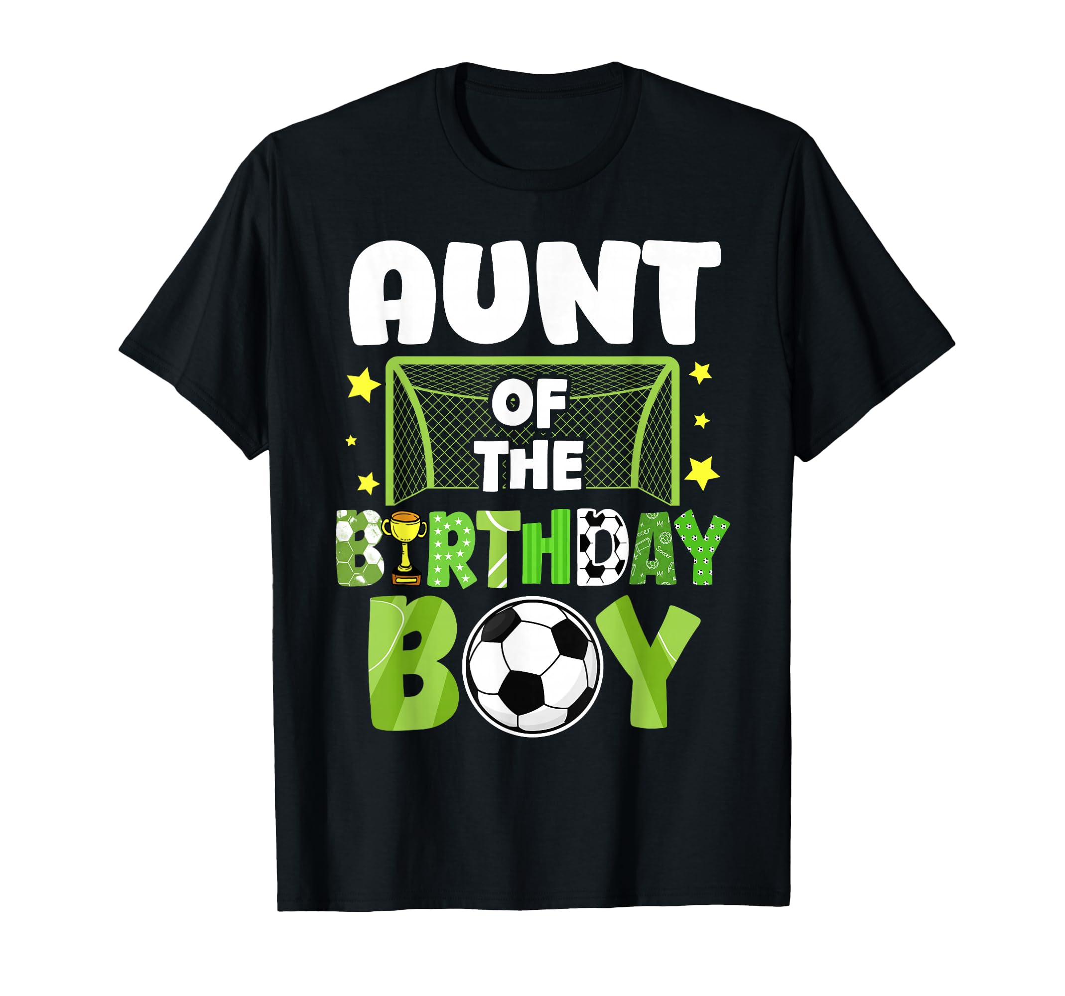 Soccer Aunt Birthday Party Soccer T-Shirt - Fun Novelty Design for Adults - T-Shirt, Sweatshirt, Hoodie