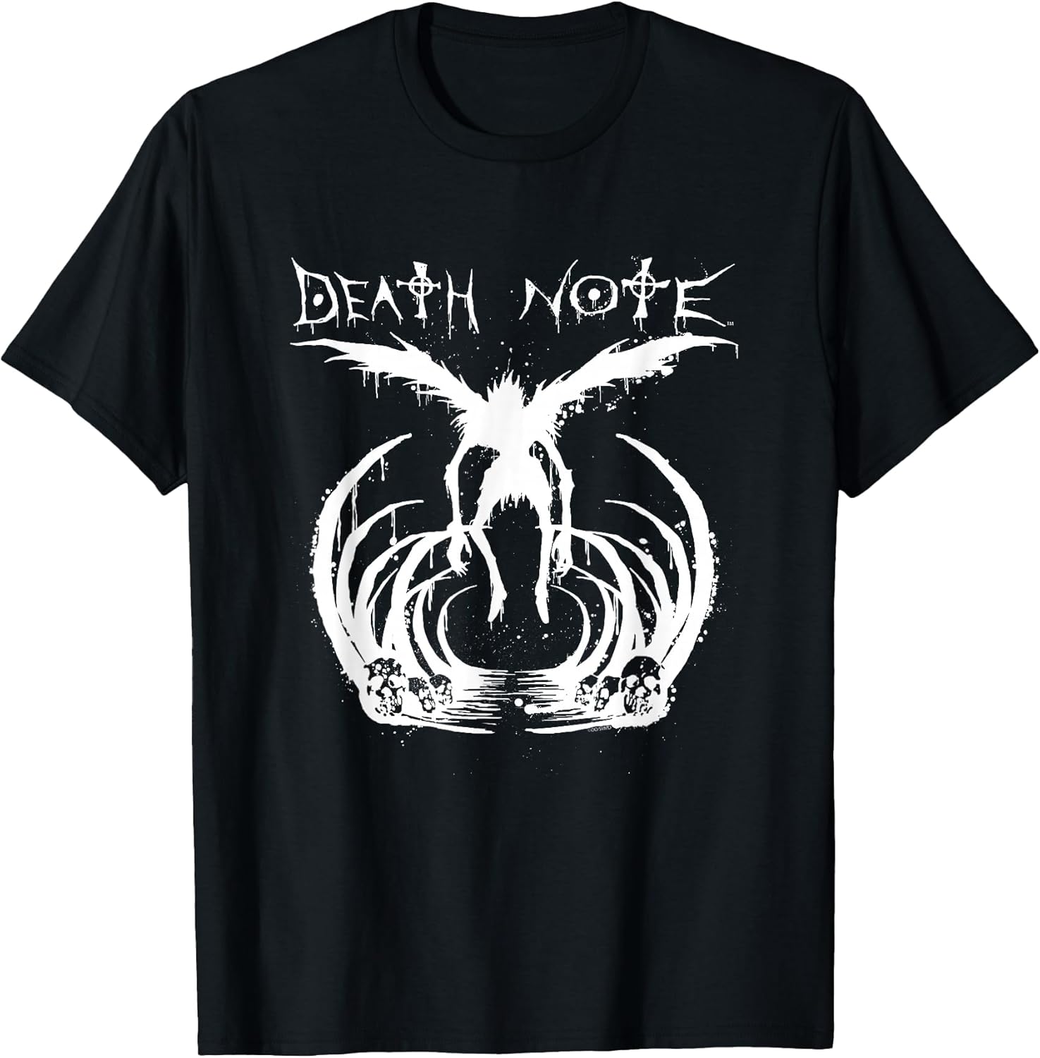 Ryuk Splatter Silhouette Anime - Adult & Kids T-Shirts, Sweatshirts & Hoodies apparel design preview 1