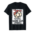 Soccer Mom Bleached Bun Mothers Day T-Shirt - Aesthetic Graphic for Adults - T-Shirt, Sweatshirt, Hoodie