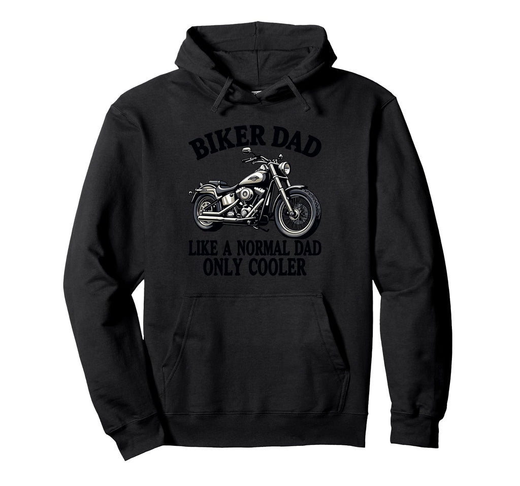 Father Rider Biker Dad Fathers Day Hoodie - Novelty Apparel Men Women - T-Shirt, Sweatshirt, Hoodie