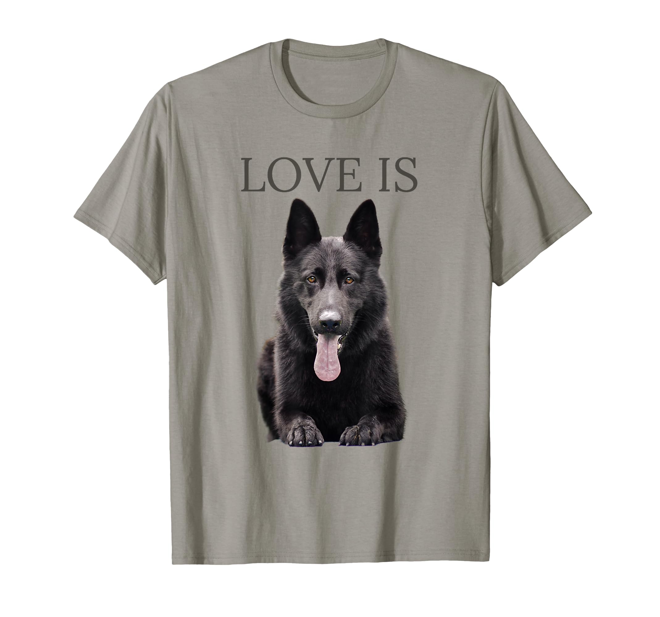 Black German Shepherd Shepard Dog T-Shirt - Aesthetic Graphic for Adults - T-Shirt, Sweatshirt, Hoodie