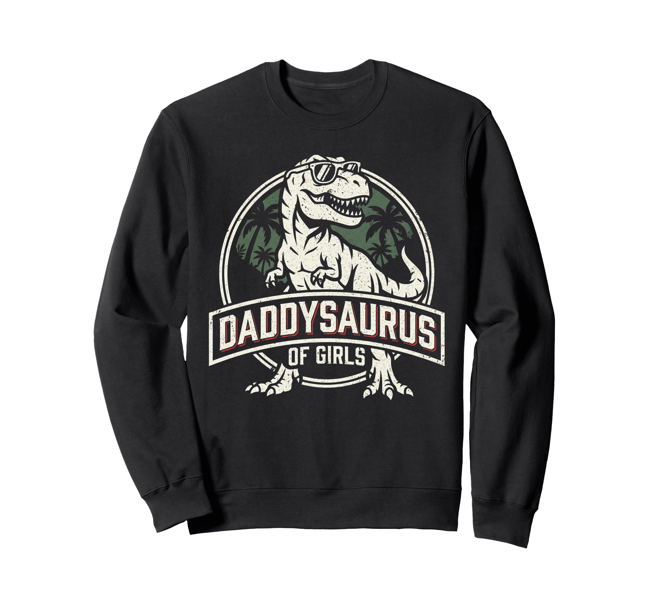 Daddysaurus T Rex Dinosaur Daddy Saurus Sweatshirt - Graphic Print Unisex - T-Shirt, Sweatshirt, Hoodie