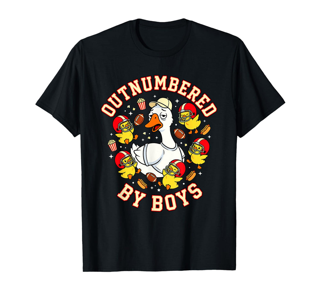 Outnumbered Ducklings Football Soccer T-Shirt - Trendy Graphic Unisex - T-Shirt, Sweatshirt, Hoodie