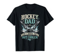 Mens Hockey Dad Like Normal Dad But T-Shirt - Minimalist Print Men Women - T-Shirt, Sweatshirt, Hoodie