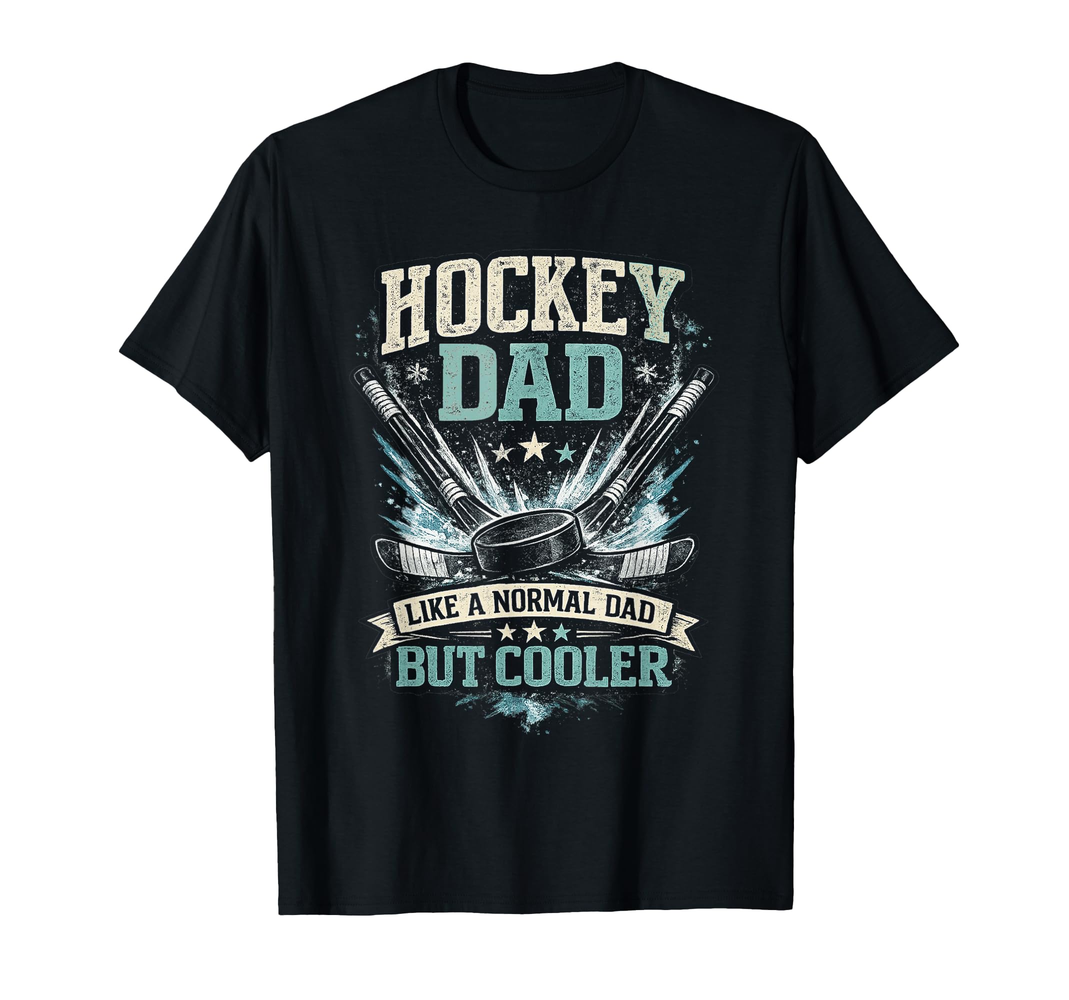 Mens Hockey Dad Like Normal Dad But T-Shirt - Minimalist Print Men Women - T-Shirt, Sweatshirt, Hoodie