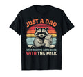 Just Dad Who Always Came Back Milk T-Shirt - Aesthetic Graphic for Adults - T-Shirt, Sweatshirt, Hoodie