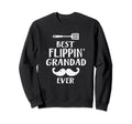 Bbq Best Flippin Grandad Sweatshirt - Trendy Graphic Men Women - T-Shirt, Sweatshirt, Hoodie