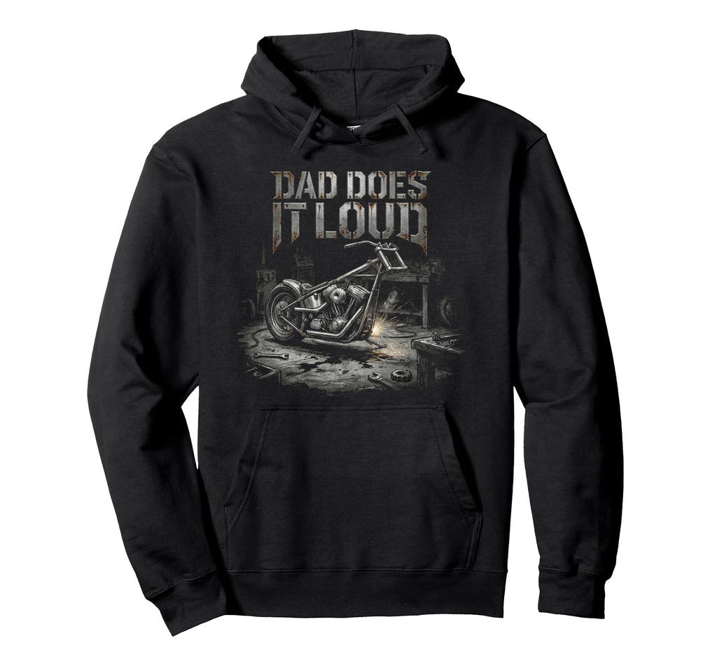Garage Motorcycle Papa Rider Biker Hoodie - Streetwear Style for Adults - T-Shirt, Sweatshirt, Hoodie
