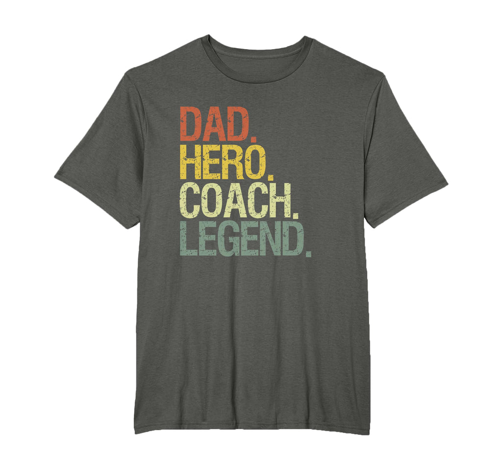 Dad Hero Coach Legend Sweatshirt - Minimalist Print for Adults - T-Shirt, Sweatshirt, Hoodie