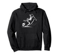 Cat Playing Soccer Ball Cat Sports Hoodie - Novelty Apparel Men Women - T-Shirt, Sweatshirt, Hoodie