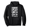 I Know I Play Like Try To Keep Up Soccer Gift Hoodie - Graphic Print Unisex - T-Shirt, Sweatshirt, Hoodie