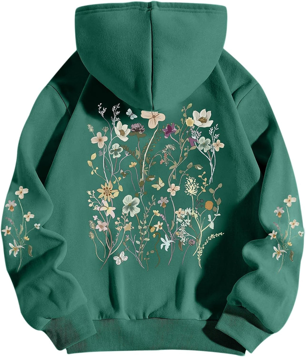 Women's Floral Printed Vintage Aesthetic Flower - Adult & Kids T-Shirts, Sweatshirts & Hoodies apparel design preview 1