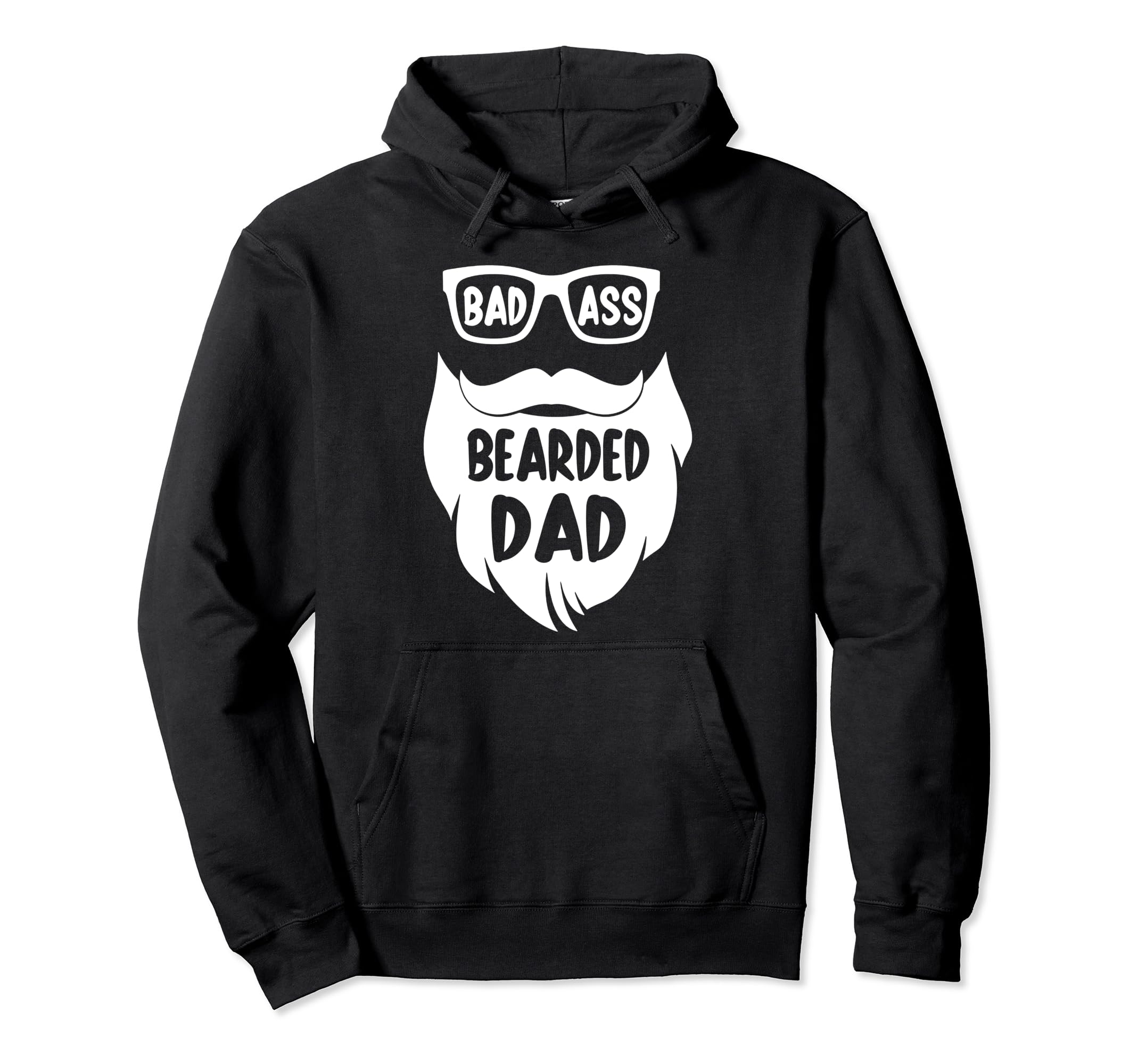 Funny Bearded Dad Family Best Friend Hoodie - Trendy Graphic for Adults - T-Shirt, Sweatshirt, Hoodie
