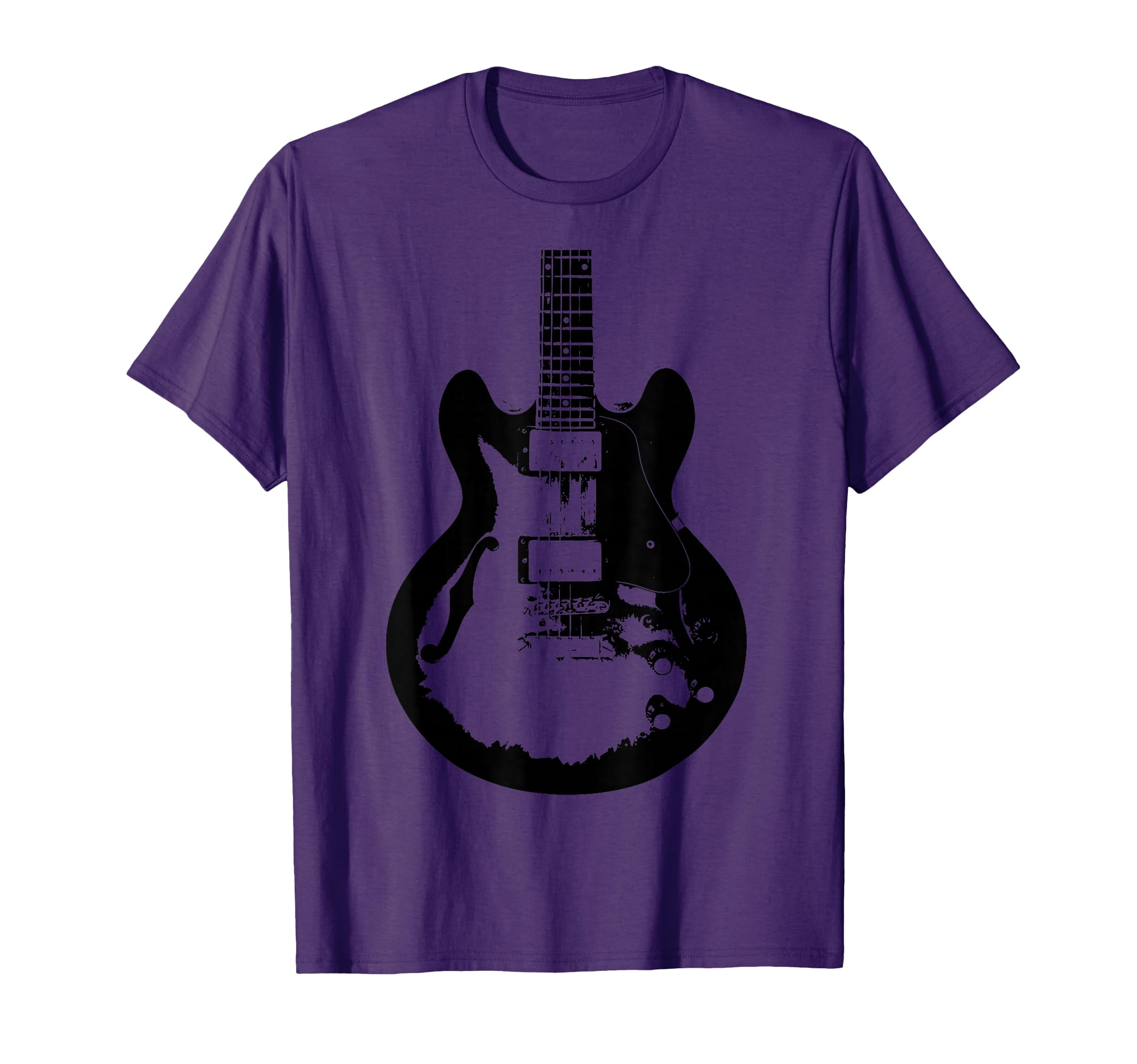 Guitar Silhouette Music Band Rock Grunge T-Shirt - Trendy Graphic Unisex - T-Shirt, Sweatshirt, Hoodie