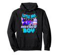 Little Bro Birthday Llama Dad And Dad Hoodie - Minimalist Print for Adults - T-Shirt, Sweatshirt, Hoodie
