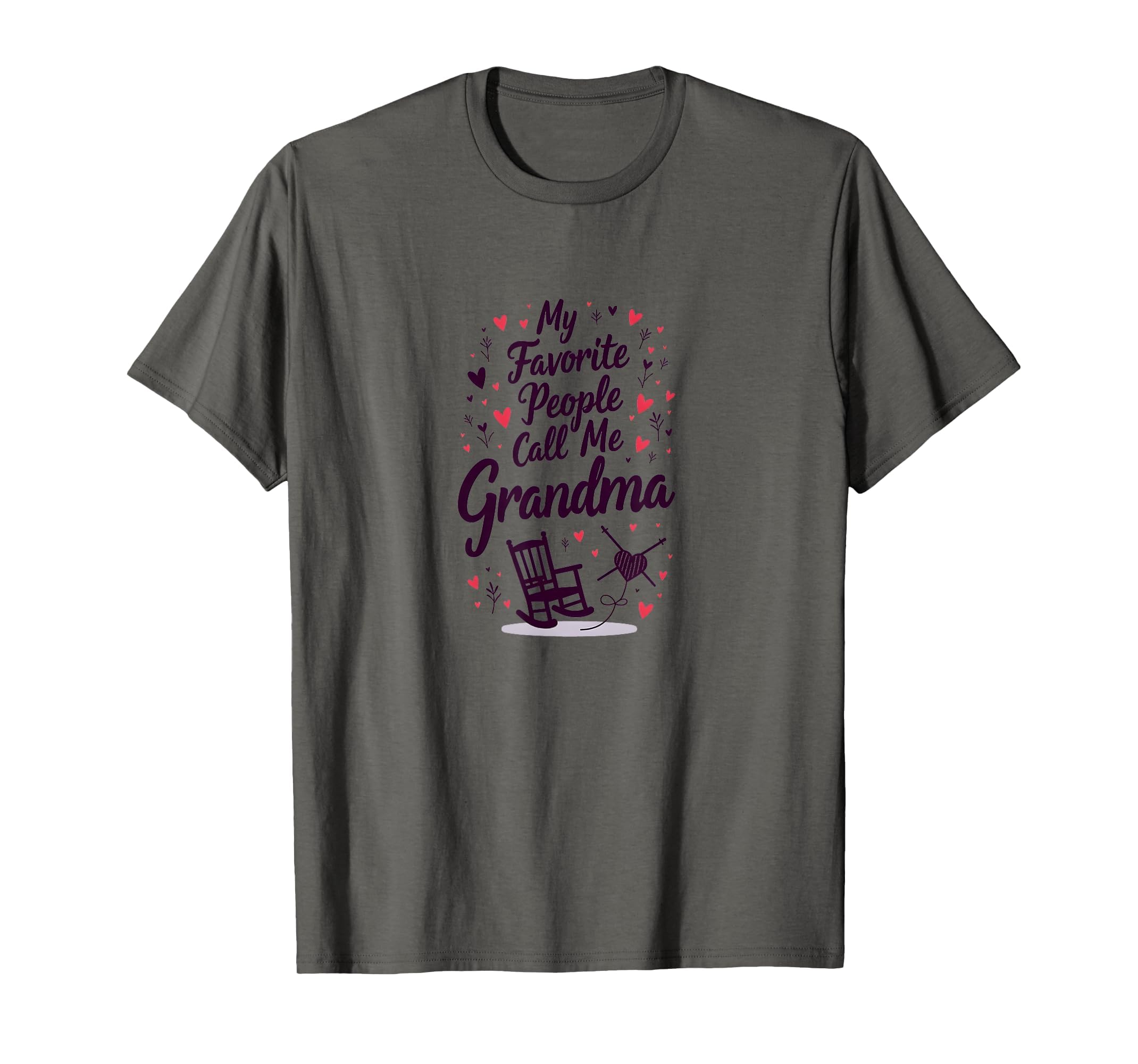 Grandma Grandpa My Favorite People Call Sweatshirt - Graphic Print Unisex - T-Shirt, Sweatshirt, Hoodie