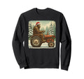 Tractor Bigfoot Sasquatch Santa Sweatshirt - Streetwear Style Men Women - T-Shirt, Sweatshirt, Hoodie