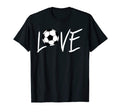 Love Soccer Ball Mom Mother Birthday T-Shirt - Minimalist Print Unisex - T-Shirt, Sweatshirt, Hoodie