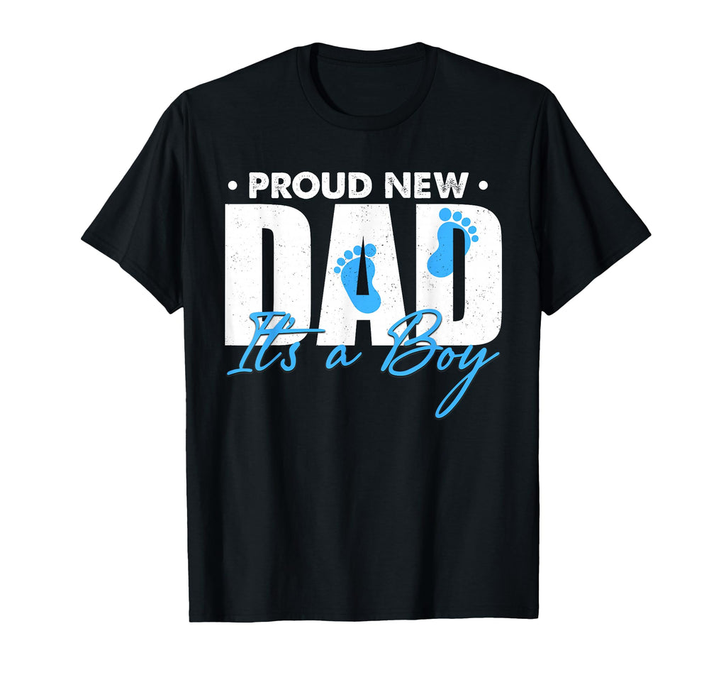 Mens Proud New Dad Its Promoted To T-Shirt - Minimalist Print Men Women - T-Shirt, Sweatshirt, Hoodie