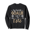 My Favorite Goalie Calls Me Sweatshirt - Fun Novelty Design for Adults - T-Shirt, Sweatshirt, Hoodie