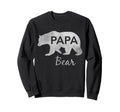 Papa Bear Great Gift Dad Father Sweatshirt - Custom Art Print Men Women - T-Shirt, Sweatshirt, Hoodie