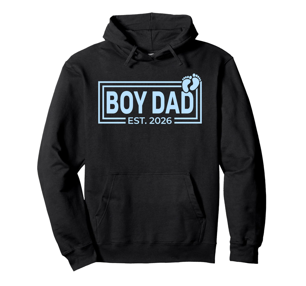 Dad Est 2026 Fathers Day Son Newborn Hoodie - Trendy Graphic for Adults - T-Shirt, Sweatshirt, Hoodie