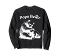Mens Papa Bear Face Sunglasses Sweatshirt - Aesthetic Graphic for Adults - T-Shirt, Sweatshirt, Hoodie