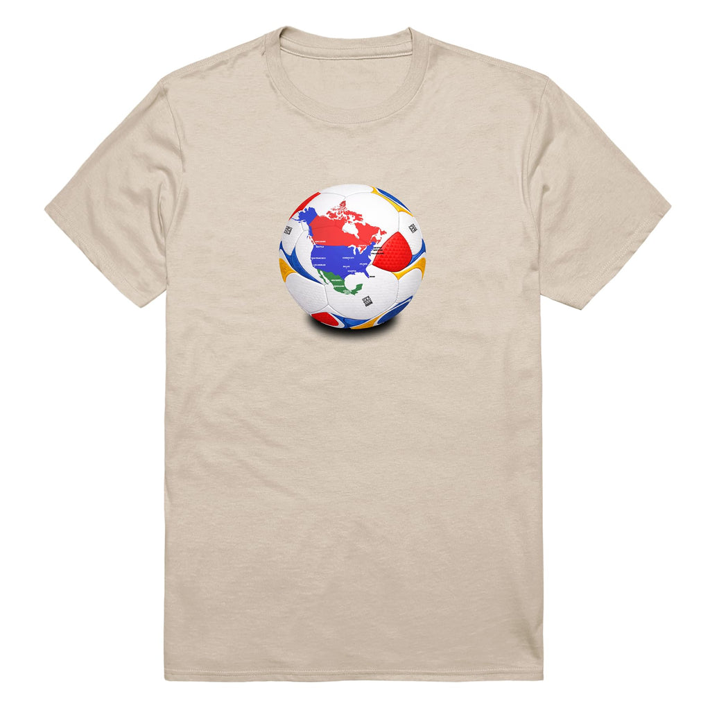 Soccer 2026 Tees World Ball Sweatshirt - Minimalist Print Unisex - T-Shirt, Sweatshirt, Hoodie