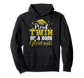 Super Proud Twin 2026 Graduate Senior Hoodie - Trendy Graphic Men Women - T-Shirt, Sweatshirt, Hoodie