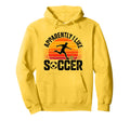 Apparently I Like Soccer Season Hoodie - Casual Everyday Wear Men Women - T-Shirt, Sweatshirt, Hoodie