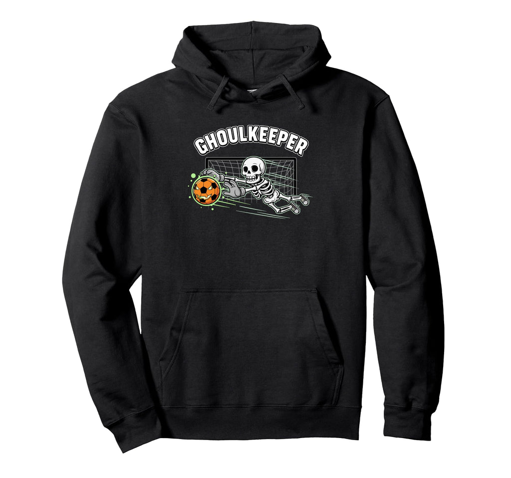 Ghoulkeeper Skeleton Goalie Halloween Hoodie - Aesthetic Graphic Men Women - T-Shirt, Sweatshirt, Hoodie