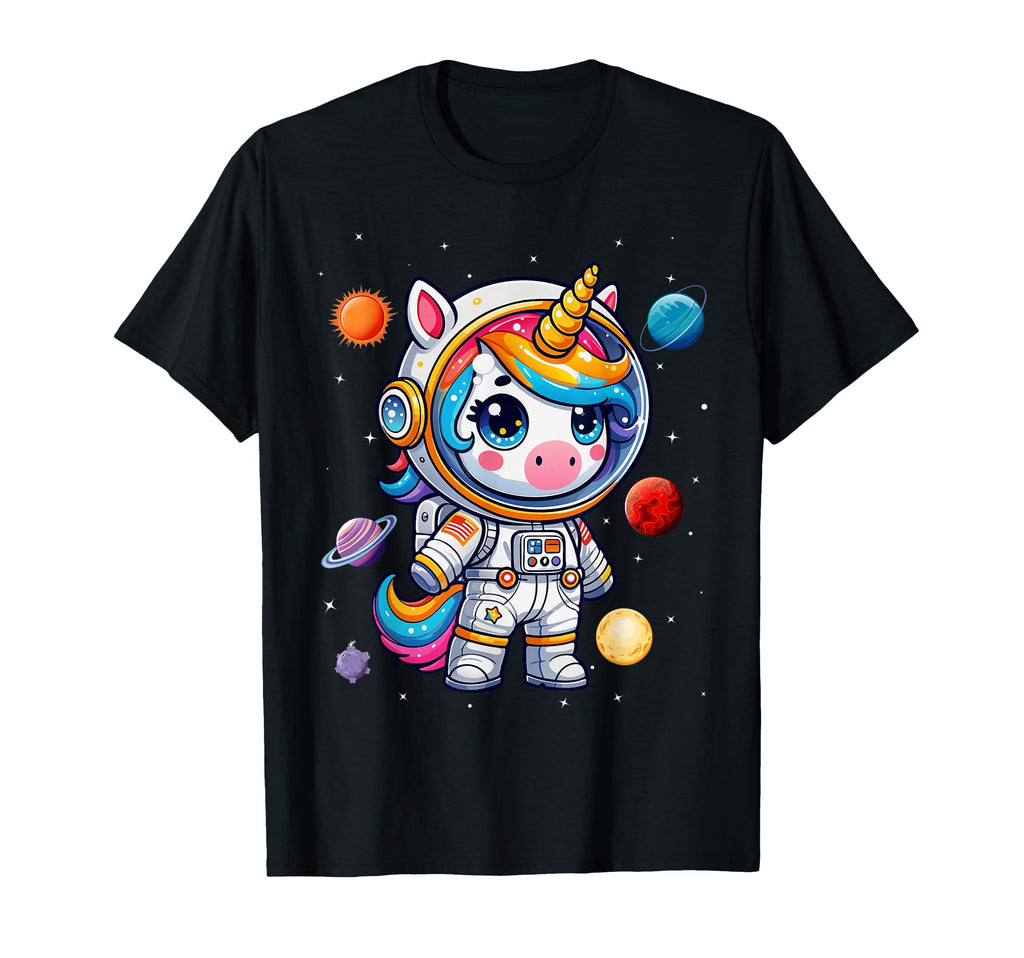 Unicorn Astronaut Space Suit Galaxy T-Shirt - Graphic Print for Adults - T-Shirt, Sweatshirt, Hoodie