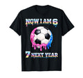 6Th Birthday Soccer Ice Cream Drip 67 T-Shirt - Trendy Graphic Men Women - T-Shirt, Sweatshirt, Hoodie