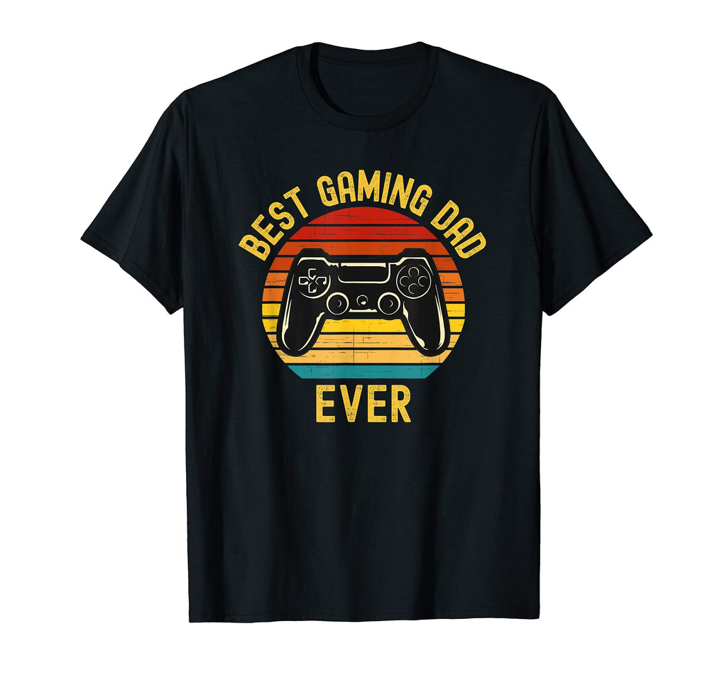 Mens Best Gaming Dad Ever Gamer Fathers Day T-Shirt - Graphic Print Unisex - T-Shirt, Sweatshirt, Hoodie