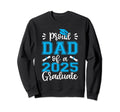 Proud Dad 2025 Graduate Class Sweatshirt - Minimalist Print for Adults - T-Shirt, Sweatshirt, Hoodie