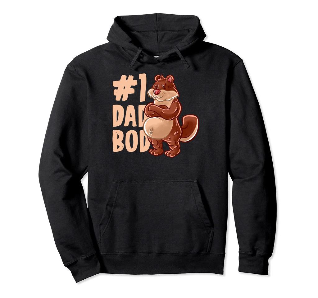 Otter Dad Best Dad Bod Daddy Papa Family Hoodie - Streetwear Style Unisex - T-Shirt, Sweatshirt, Hoodie