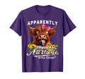 Apparently I Have Attitude Funny T-Shirt - Trendy Graphic for Adults - T-Shirt, Sweatshirt, Hoodie