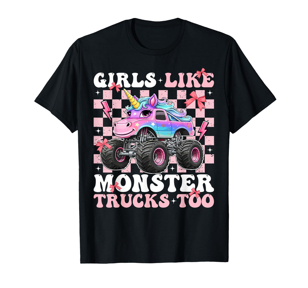 Like Monster Trucks Too Unicorn Monster T-Shirt - Unique Graphic Unisex - T-Shirt, Sweatshirt, Hoodie