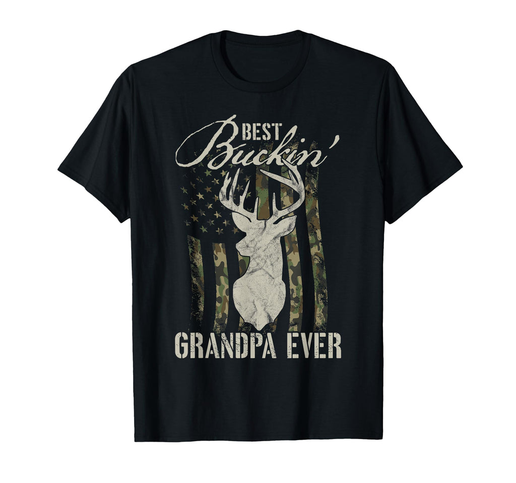Best Buckin Grandpa Ever Hunter T-Shirt - Fun Novelty Design Men Women - T-Shirt, Sweatshirt, Hoodie