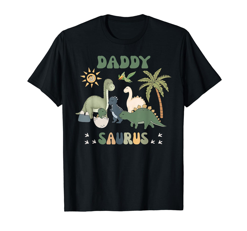 Daddysaurus T Rex Dinosaur Daddy Saurus T-Shirt - Custom Art Print Unisex - T-Shirt, Sweatshirt, Hoodie