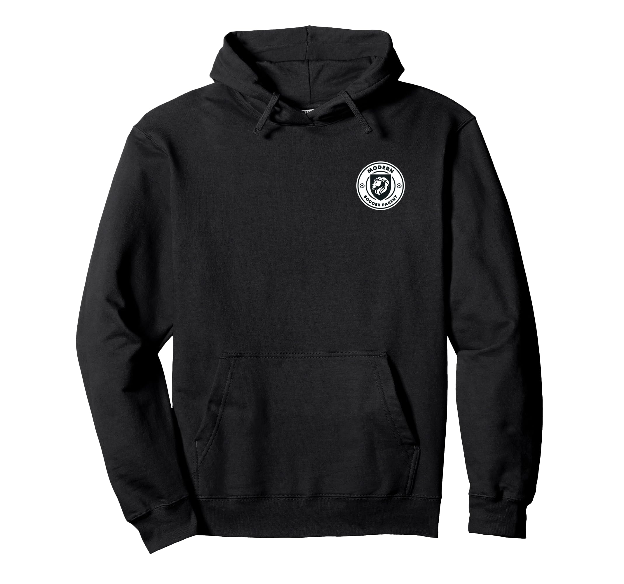 Modern Soccer Parent Lion Logo Large Hoodie - Streetwear Style Unisex - T-Shirt, Sweatshirt, Hoodie