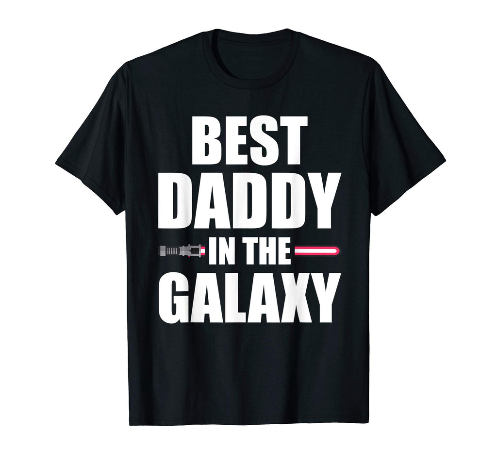 Mens Best Daddy Galaxy Funny Nerd T-Shirt - Minimalist Print for Adults - T-Shirt, Sweatshirt, Hoodie
