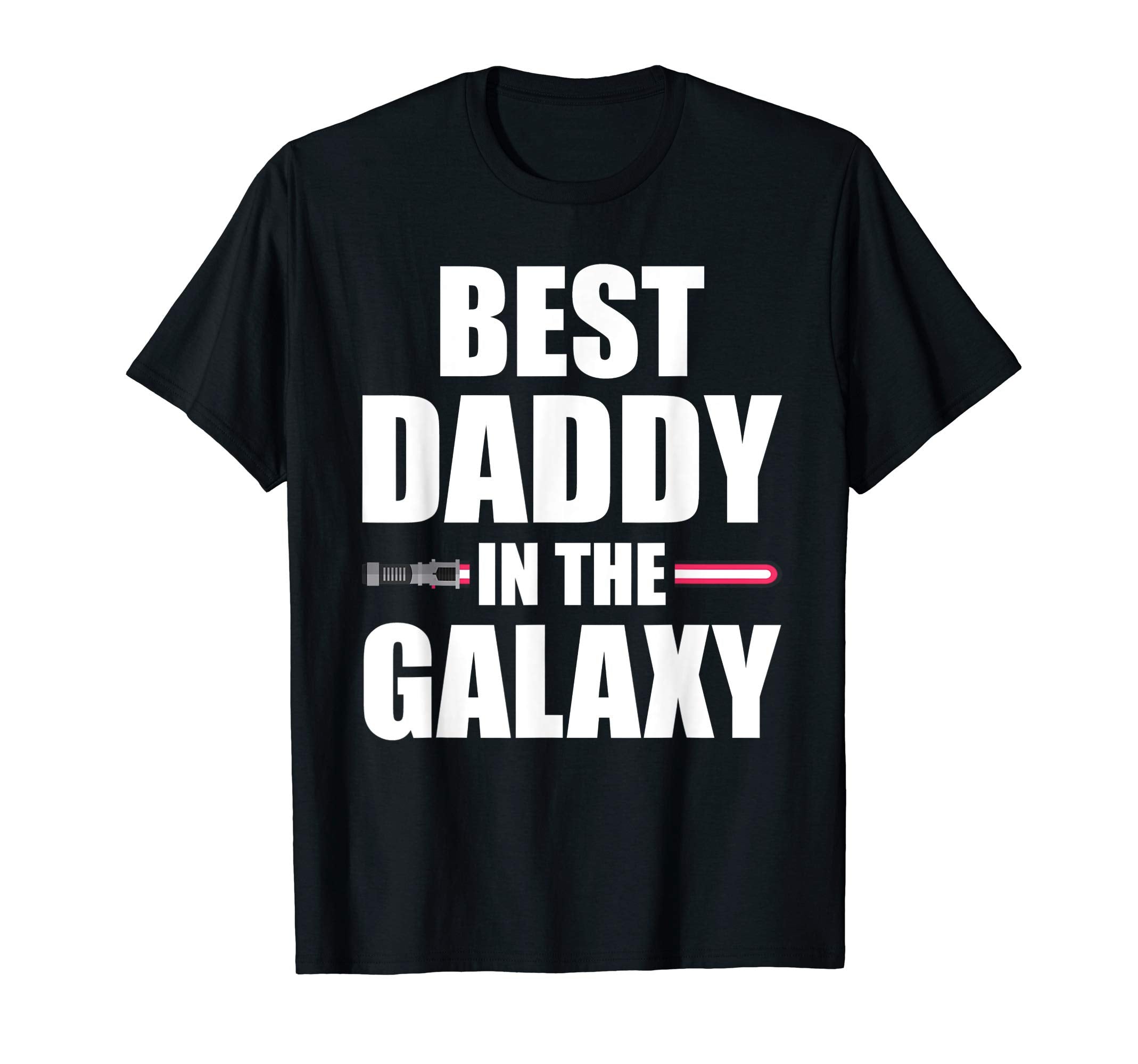 Mens Best Daddy Galaxy Funny Nerd T-Shirt - Minimalist Print for Adults - T-Shirt, Sweatshirt, Hoodie